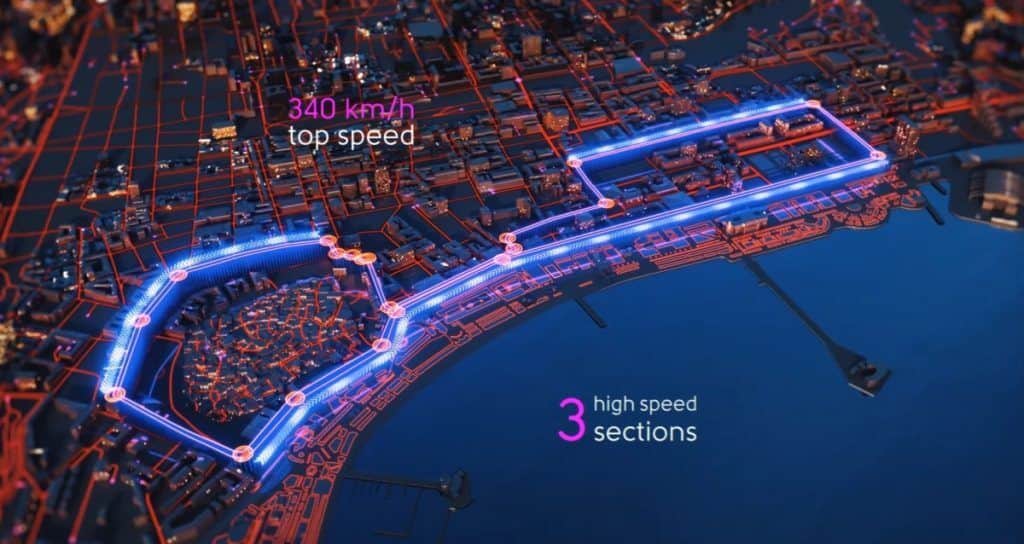 Baku City Circuit Map